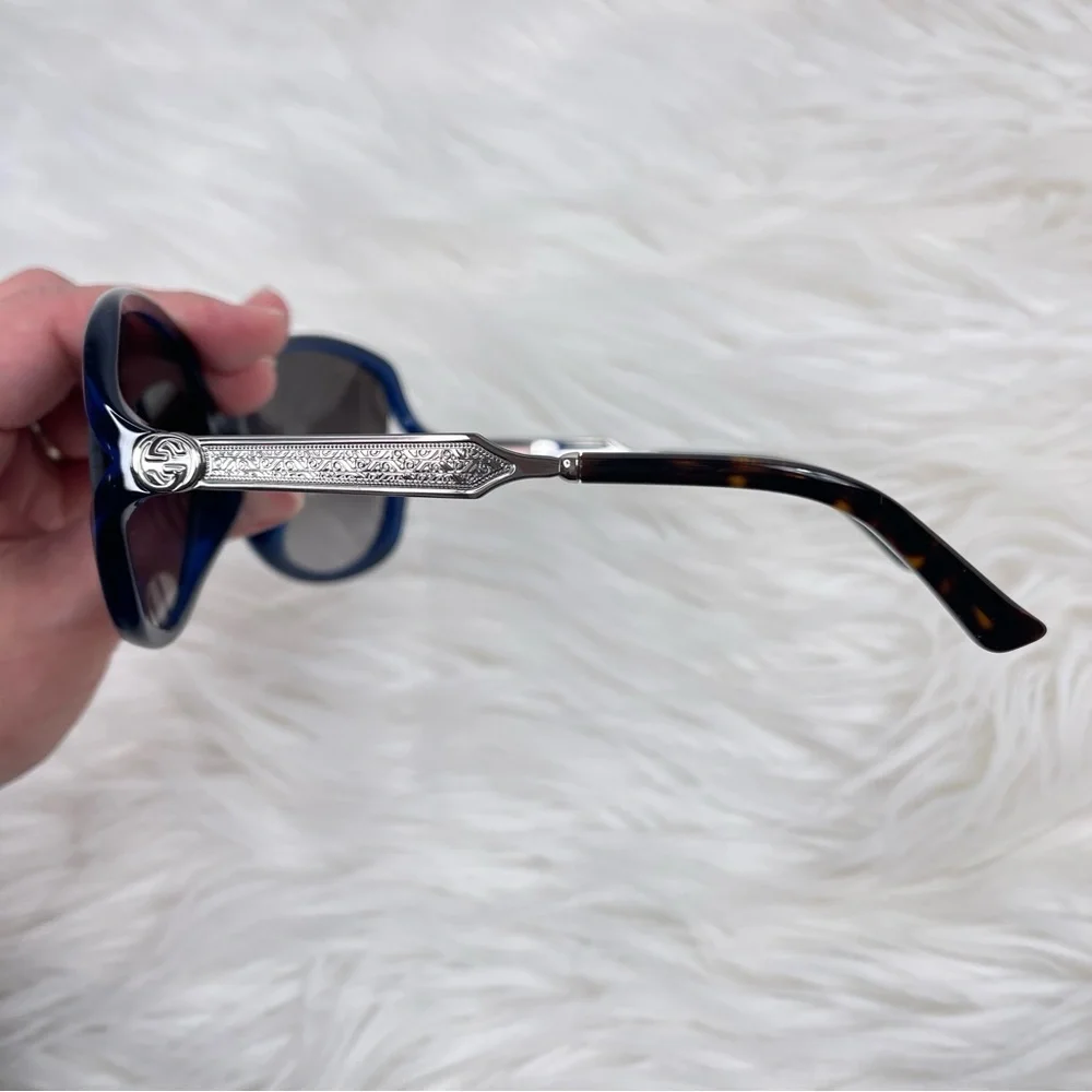 💯 Authentic Gucci GG0076SK Oversized Sunglasses - Picture 6 of 10